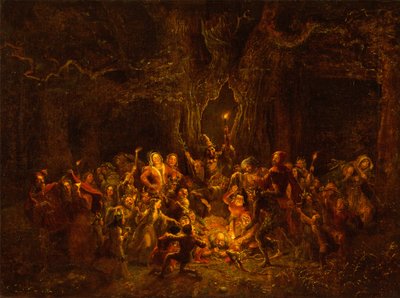 Hernes Oak from The Merry Wives of Windsor, V, v by George Cruikshank